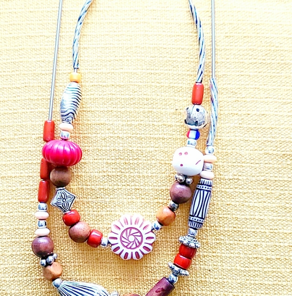 Boho gypsy style necklace - Picture 2 of 2